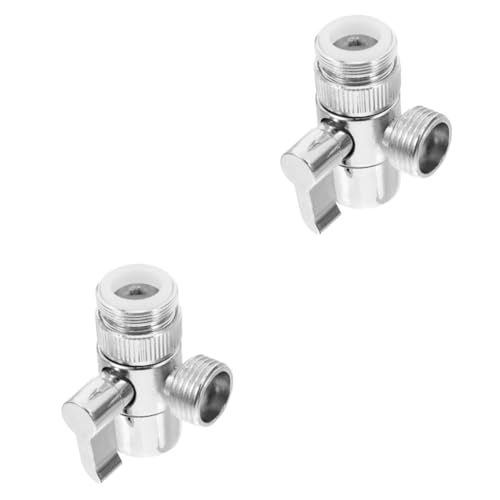 UKCOCO 2 1 Wasserpfeifenadapter wc wasseranschluss verteiler Wasser Dusche Umsteller Waschbecken Umsteller Waschschlauch tragbarer Waschmaschinenschlauch Geschirrspüler von UKCOCO
