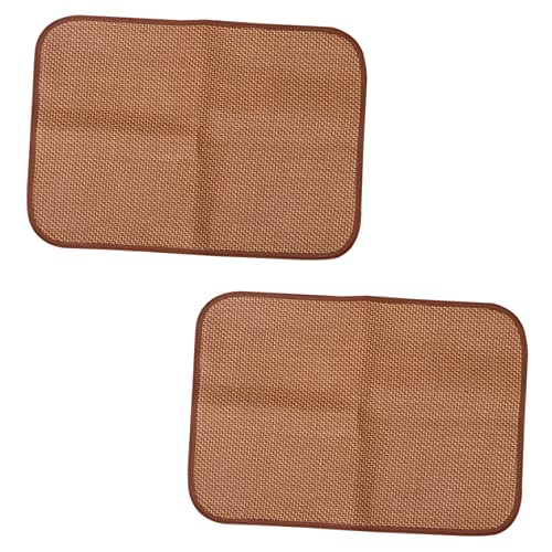 UKCOCO 2 STÜCK Atmungsaktive Kühlmatte für Hunde aus Rattan und Sommer Hundematte Passende Matten für Hundekennel UKCOCO 2 STÜCK Atmungsaktive Kühlmatte für Hunde aus Rattan und Sommer Hundematte Passende Matten für Hundekennel von UKCOCO