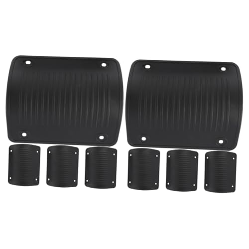 UKCOCO 2 Sätze Koffer Eckenschutz Aus Kunststoff Teilig Robust Und Dekorativ Für Reisekoffer Rucksäcke Und Taschen Einfache Montage Effektiver Schutz Und Stilvolles Design 4 Stück * 2 von UKCOCO