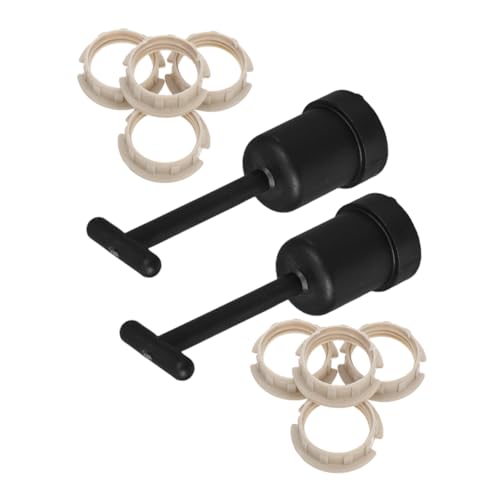 UKCOCO 2 Sätze Lampenfassung Adapter Kit Kunststoff Lampenschirmhalter Ringe Ersatz Entferner Werkzeug für Zuhause Büro Beleuchtung Langlebig von UKCOCO
