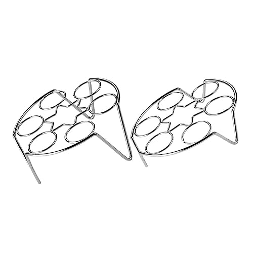 UKCOCO 2 Stück Eier Dampfgestell Multifunktionales Dampfer Ei Rack für Küche Hitzebeständig Leicht zu Reinigen für Eierkochen und UKCOCO 2 Stück Eier Dampfgestell Multifunktionales Dampfer Ei Rack für Küche Hitzebeständig Leicht zu Reinigen für Eierkochen und von UKCOCO