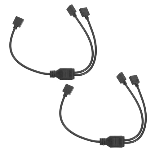 UKCOCO 2stücke Argb Splitterkabel Für Computer Pin Verlängerungskabel Hohe Datenübertragung Kompatibel Mit RGB-motherboards Und Argb-geräten Einfache Installation Und Universelle UKCOCO 2stücke Argb Splitterkabel Für Computer Pin Verlängerungskabel Hohe Datenübertragung Kompatibel Mit RGB-motherboards Und Argb-geräten Einfache Installation Und Universelle von UKCOCO