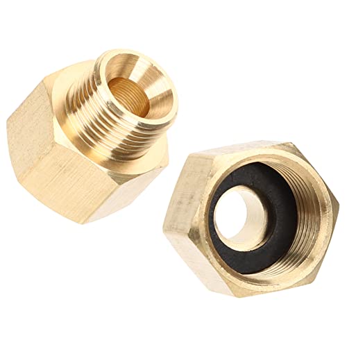 UKCOCO Adapter Fitting 3/8 zu 9/16 Außen 2 Stück Messing für Gasgrills Heizstrahler Wohnmobile Robust Installieren UKCOCO Adapter Fitting 3/8 zu 9/16 Außen 2 Stück Messing für Gasgrills Heizstrahler Wohnmobile Robust Installieren von UKCOCO
