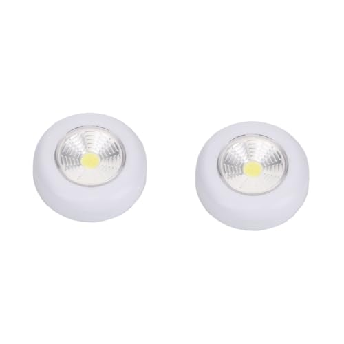 UKCOCO 2stücke Touch Lampe Kabelloses Nachtlicht Für Schrank Küche Auto Selbstklebend Batteriebetrieben Einfaches An- Ausschalten Durch Berührung Warmweiß Für Notfälle Zusätzliche von UKCOCO