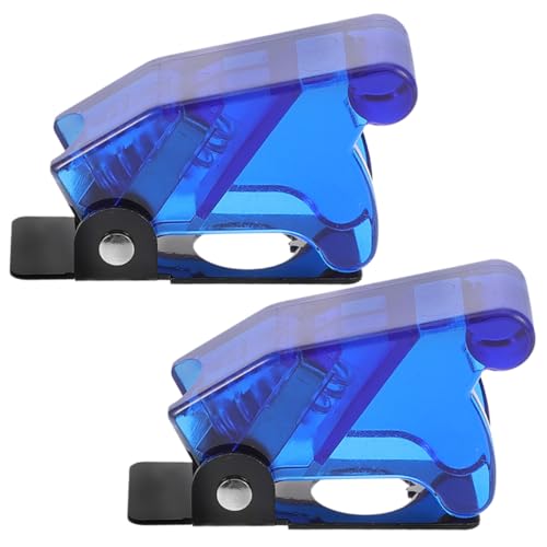 UKCOCO 2 Stück Transparente Blaue Kippschalter Schutzabdeckungen aus Robustem Kunststoff und Staubdicht Einsetzbar für Fenster und Fahrzeugschalter Einfache Installation UKCOCO 2 Stück Transparente Blaue Kippschalter Schutzabdeckungen aus Robustem Kunststoff und Staubdicht Einsetzbar für Fenster und Fahrzeugschalter Einfache Installation von UKCOCO