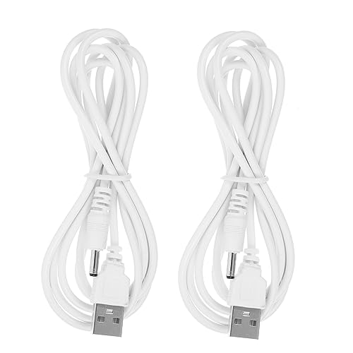 UKCOCO 2 Stück USB zu Dc Ladekabel Pack für Dc Universelles Ladegerät für Tischlampe Lüfter Tablet und Überstromschutz Kompatibel mit Vielen Geräten von UKCOCO