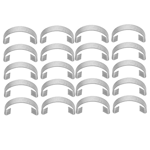UKCOCO 20 Stück Hühnerkäfig Tür Haken aus Verstärkte Clips für Käfigtüren Geeignet für Hühner Kaninchen und Taubenkäfige Einfache Installation und Design von UKCOCO