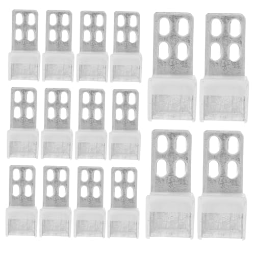 UKCOCO Stück Sofa Hardware Sofas Rohrfederklammern Couch Verbinder Polsterfedern Federsofa Modulare Sofaklemmen Möbelklammern Stuhl Reparaturset Sektionsklammern Abs Silber von UKCOCO