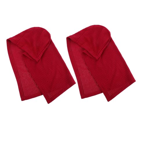 UKCOCO 2Stücke Elastische Armlehnenbezüge Für Sofa Und Sessel Schutzbezüge Aus Weichem Weinrot Für Zuhause Und Büro rutschfest Und Leicht Zu Reinigen von UKCOCO