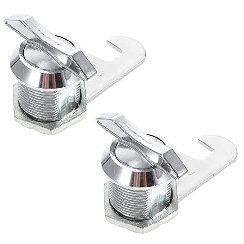 UKCOCO Schlüssellose Schrankschlösser 2 Stück Metallschloss für Aktenschrank und Vitrine Robustes Türschloss für Schubladen Home Office 19 X 16mm UKCOCO Schlüssellose Schrankschlösser 2 Stück Metallschloss für Aktenschrank und Vitrine Robustes Türschloss für Schubladen Home Office 19 X 16mm von UKCOCO