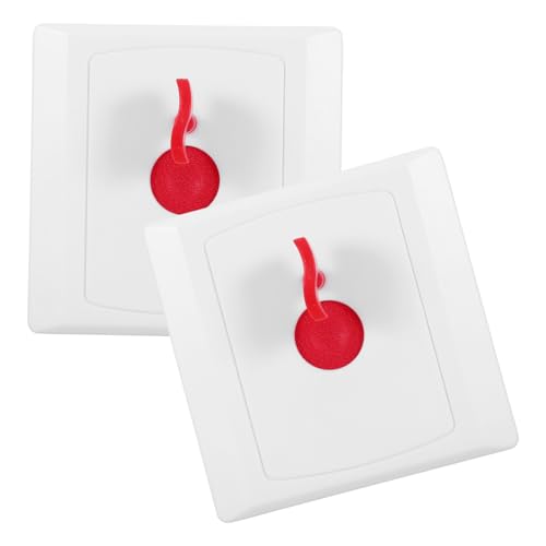 UKCOCO 2stücke Notrufknopf Für Senioren Wandmontierbarer Alarmknopf Für Notfälle Einfach Zu Bedienen Für Ältere Menschen Und Patienten Zur Schnellen Hilfe Kritischen Situationen UKCOCO 2stücke Notrufknopf Für Senioren Wandmontierbarer Alarmknopf Für Notfälle Einfach Zu Bedienen Für Ältere Menschen Und Patienten Zur Schnellen Hilfe Kritischen Situationen von UKCOCO