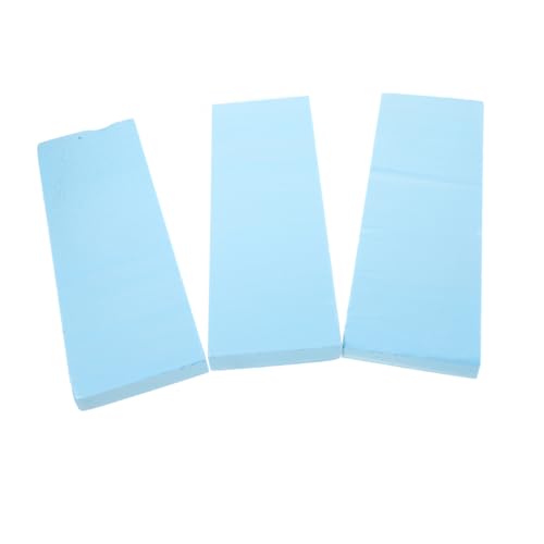 UKCOCO 3 Stück Hochdichte Schaumstoffplatte Rechteckige Modellbauplatte für DIY Handwerk Schulprojekte Dekorative Basen Modularer Leichtbau für Miniaturlandschaften von UKCOCO