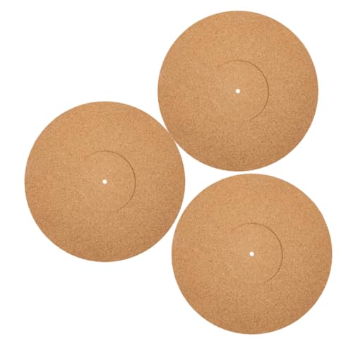 UKCOCO 3 Stück Schallplattenmatte aus Kork Vibrationsmatte Vinyl-Plattenspieler-Schallplattenpad Plattenschutzmatte Plattenspieler-Pads Plattenspielermatte für Tisch Korkenmatte UKCOCO 3 Stück Schallplattenmatte aus Kork Vibrationsmatte Vinyl-Plattenspieler-Schallplattenpad Plattenschutzmatte Plattenspieler-Pads Plattenspielermatte für Tisch Korkenmatte von UKCOCO