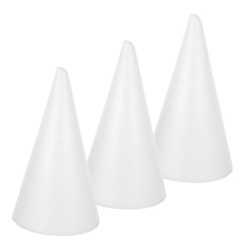 UKCOCO 3 Stück Weiße Schaumstoff Leichte DIY Bastelkegel für Kindergarten Zeichnen Dekorieren Kreative Handwerksprojekte UKCOCO 3 Stück Weiße Schaumstoff Leichte DIY Bastelkegel für Kindergarten Zeichnen Dekorieren Kreative Handwerksprojekte von UKCOCO