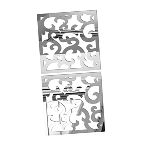 UKCOCO Wand Klebrig 3D-Aufkleber 3D- 3D-Wanddekor- Badezimmer- 3D-Wandbilder Selbstklebende Acryl-Wandkunst-Abziehbilder Spiegel- Kristall-Dekor Abnehmbare Wand Aufkleber von UKCOCO