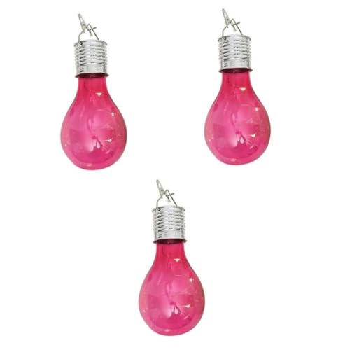 UKCOCO 3st Hängende Lichter Die Glühbirne Hängende Solarbirnen Solarlampe Hängende Glühbirne Solar-glühbirne Farbige Glühbirnen Im Freien Led-glühbirnen Draussen Leuchter von UKCOCO
