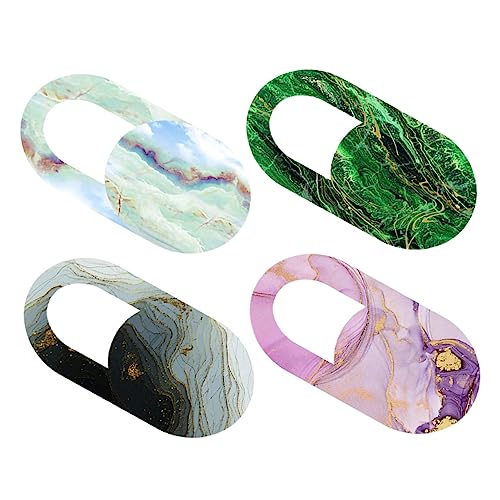 UKCOCO 4pcs Webcam Cover Slide Blocker Stilvolles Aquarellmuster Für Laptop/Desktop/Tablet von UKCOCO
