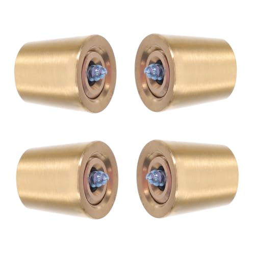 UKCOCO 4 Stück Kupfer Tischlampensockel Pad Schreibtischlampe Solides Lampensockel Pad Display Lampenständer Kleines Kupfer Lampensockel Pad Tischlampensockel Pads Display von UKCOCO