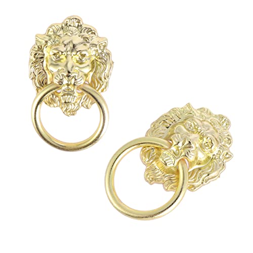 UKCOCO 4 Stück Lion Head Türknöpfe Elegante Schubladengriffe für Schrank Küchenschrank und Möbel Hochwertige Langlebige Möbelknöpfe für Stilvolle UKCOCO 4 Stück Lion Head Türknöpfe Elegante Schubladengriffe für Schrank Küchenschrank und Möbel Hochwertige Langlebige Möbelknöpfe für Stilvolle von UKCOCO