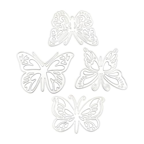 UKCOCO 4 Stück Teiliges Schmetterling Präge Schneidewerkzeug Hochkohlenstoffhaltigem Stahl DIY Bastelbedarf für Kartenherstellung Scrapbooking und Kreative Projekte UKCOCO 4 Stück Teiliges Schmetterling Präge Schneidewerkzeug Hochkohlenstoffhaltigem Stahl DIY Bastelbedarf für Kartenherstellung Scrapbooking und Kreative Projekte von UKCOCO