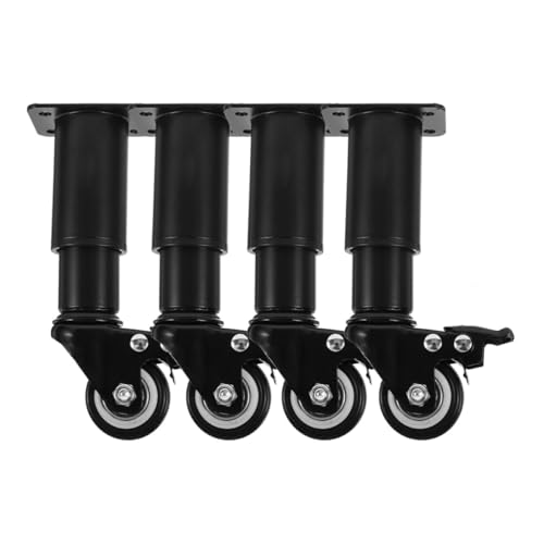 UKCOCO 4 Stück Teiliges Verstellbares Metallmöbelfuß Drehbaren Höhenverstellbare Tischbeine Robuste Möbelbeine für Schrank Sofa Couchtisch Einfache Handhabung und Langlebig von UKCOCO