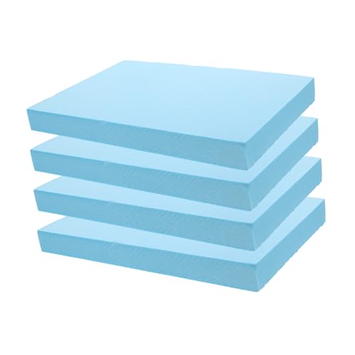 UKCOCO 4stücke Polystyrolplatten Für Modellieren Große Schaumstoffblöcke Für Basteln Quadratische Blöcke Und Würfel Aus Polystyrolschaum Trockener Blumenschaum Für Arrangements von UKCOCO