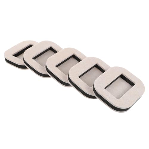 UKCOCO 5stücke Filz Pads Für Möbelbeine Flaschenzug Schutzstopper Möbelrollenpolster Mit Guter Stoßdämpfung Und Rutschfestem Boden von UKCOCO