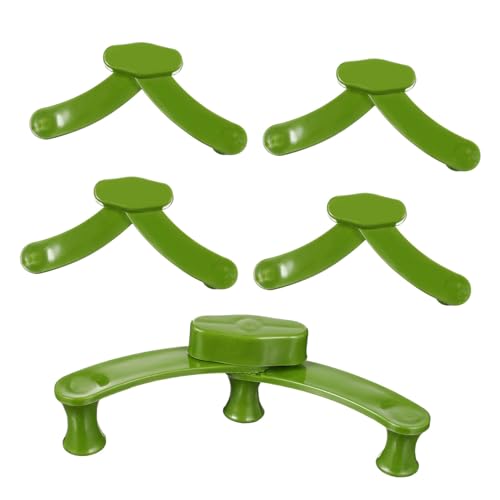 UKCOCO 5 Stück Teiliges Verstellbare Pflanzenbieger Clips aus Robustem Kunststoff Stressreduzierende Astklammern für Obstbäume und Gemüse Vielseitige Pflanzentrainer zur Wuchsformung und von UKCOCO