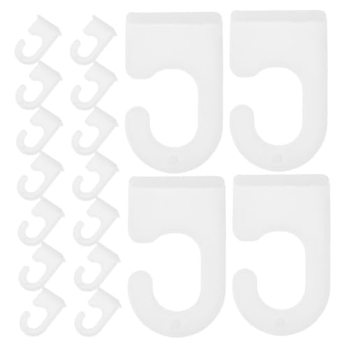 UKCOCO 50 Stück Teiliges Kunststoff Wandhaken für Werbeplakate mit Fester Halterung Einfache Montage Platzsparend Langlebig Geeignet für Rollbilder Werbevorhänge und Posterbefestigung von UKCOCO