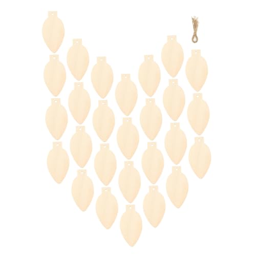 UKCOCO 50 Stück Weihnachtsdeko Holzscheiben in Glühbirnenform Unvollendete Holzanhänger aus Stabilem Material Vielseitig für DIY Bastelprojekte Fenster und Baumschmuck Warme UKCOCO 50 Stück Weihnachtsdeko Holzscheiben in Glühbirnenform Unvollendete Holzanhänger aus Stabilem Material Vielseitig für DIY Bastelprojekte Fenster und Baumschmuck Warme von UKCOCO