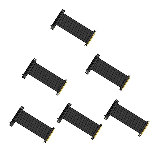 UKCOCO 6 Stück 90 Pci-Verlängerungskabel Computerkabel Pc-Lüfter Computer-Adapter Gaming-Riser-Kabel Pci-Express-Kabel Verlängerungskabel Verlängerungsport-Adapter Pci-E 30 von UKCOCO