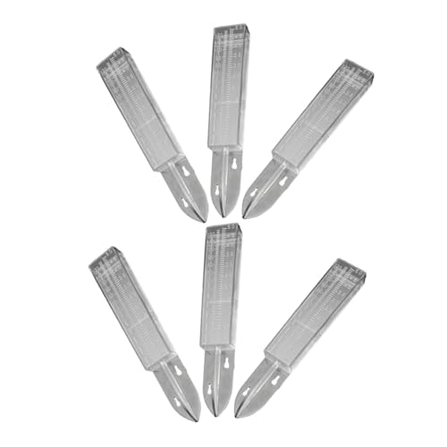 UKCOCO 6 Stück Regenmesser Gartendeko Wassermesser Windmesser Wasserzähler Gartenwerkzeug Regen Und Schneemesser Regenmesser Outdoor Werkzeuge Regenmesser Gartengeräte von UKCOCO