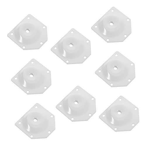 UKCOCO 8stücke Teiliges Möbelbein-montageplatten Geneigte Eisenplatten Zur Befestigung Von Sofabeinen Für Couch Tisch Und Mehr Installieren Korrosionsbeständig von UKCOCO
