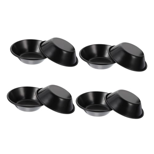 UKCOCO 8 Stück Teiliges Kleine Runde Backformen aus Kohlenstoffstahl Antihaftbeschichtete und Kuchenformen Hitzebeständig Gleichmäßige Wärmeleitung für Pudding Kekse und Eierkuchen UKCOCO 8 Stück Teiliges Kleine Runde Backformen aus Kohlenstoffstahl Antihaftbeschichtete und Kuchenformen Hitzebeständig Gleichmäßige Wärmeleitung für Pudding Kekse und Eierkuchen von UKCOCO