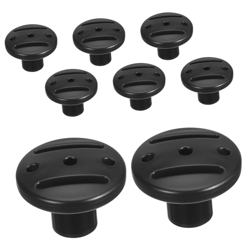 UKCOCO 8 Stück Teiliges Zeltstangen Endkappen rutschfeste Plane und Trekkingstangen Schutzkappen Vielseitig Kompatibel Stabilisierend Leicht und Tragbar für Outdoor Camping und Picknick von UKCOCO