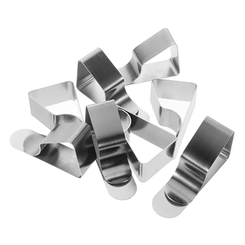 UKCOCO 8 Stück Tischdeckenclip Aus Edelstahl Tischklammern Für Tischdecken Abdeckclips Für Picknicktische Tischdeckenklemmen Tischdeckenklammern Rostfreier Stahl Silver UKCOCO 8 Stück Tischdeckenclip Aus Edelstahl Tischklammern Für Tischdecken Abdeckclips Für Picknicktische Tischdeckenklemmen Tischdeckenklammern Rostfreier Stahl Silver von UKCOCO