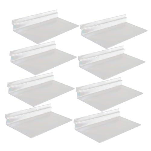 UKCOCO 8 Stück Transparente Teilige Wandregal Slatwall für Schuhe Robustes Kunststoffregal zur Präsentation von Sneakern und High Heels für Einzelhandel und Boutiquen UKCOCO 8 Stück Transparente Teilige Wandregal Slatwall für Schuhe Robustes Kunststoffregal zur Präsentation von Sneakern und High Heels für Einzelhandel und Boutiquen von UKCOCO