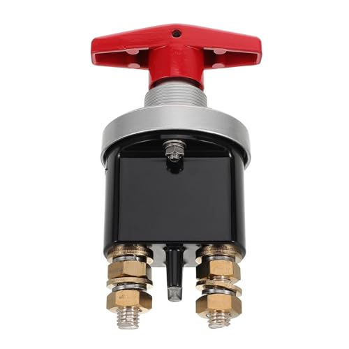 UKCOCO Batterie Trennschalter mit Sperrplatte Hauptschalter für Auto Wohnmobil Boot Yacht Robuster Sicherheits Schalter zur Vermeidung von Entladung Einfache Installation Notabschaltung UKCOCO Batterie Trennschalter mit Sperrplatte Hauptschalter für Auto Wohnmobil Boot Yacht Robuster Sicherheits Schalter zur Vermeidung von Entladung Einfache Installation Notabschaltung von UKCOCO