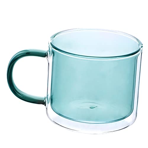 UKCOCO Doppelwandiges Trinkbecher mit Henkel Hitzebeständiges Transparentes Kaffeeglas für Kalte Getränke Saft Bier Langlebiges Bürstenfreies Design Vielseitig für Zuhause und Büro UKCOCO Doppelwandiges Trinkbecher mit Henkel Hitzebeständiges Transparentes Kaffeeglas für Kalte Getränke Saft Bier Langlebiges Bürstenfreies Design Vielseitig für Zuhause und Büro von UKCOCO