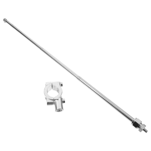 UKCOCO Fahnenmast für Motorräder und Fahrräder Teleskopierbarer Halter mit Basis und Stahlstange Leicht und Langlebig Installieren für Unterwegs von UKCOCO