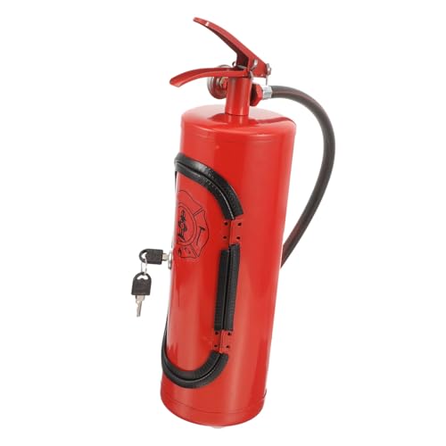 UKCOCO Feuerlöscher Weinbox aus Robustem und Kreativer Likör Aufbewahrungsbehälter für Männer und Feuerwehrmänner Originelle Geschenkidee Stilvoller Mini Bar Weinflaschenhalter von UKCOCO