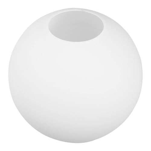 UKCOCO Frosted Glass Globe Lampenschirm für Wandleuchten Pendelleuchten und Tischlampen Milchweiße Elegante Ersatzabdeckung für Wohnräume Schlafzimmer und Esszimmer Einfache Montage von UKCOCO