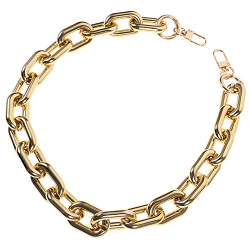 UKCOCO Goldene Handtaschenkette Verstellbare Schulterriemen Für Handtaschen Kettenriemen Für Schultertaschen Hochwertiger Robuster Kettenriemen Für Stil UKCOCO Goldene Handtaschenkette Verstellbare Schulterriemen Für Handtaschen Kettenriemen Für Schultertaschen Hochwertiger Robuster Kettenriemen Für Stil von UKCOCO