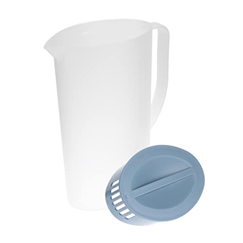 UKCOCO Großer Kunststoff Wasserkrug für Kalte Getränke Frei Ergonomischer Griff für Haushalt und Camping Kaltwasser und Saftkrug von UKCOCO