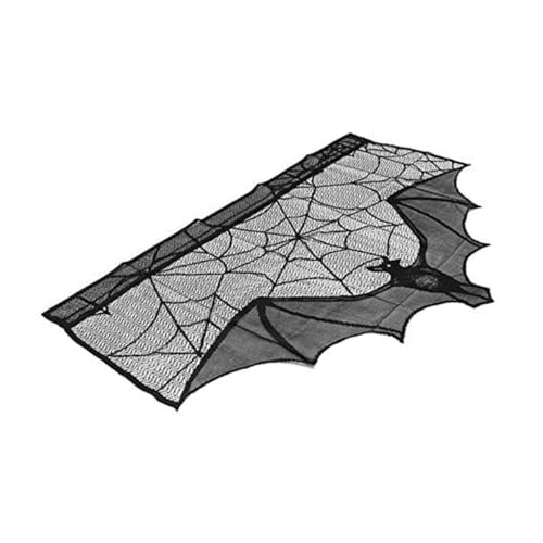 UKCOCO Halloween Türvorhang aus Schwarzem Design mit Fledermaus Dekorativer Vorhang für Gruselige Halloween Partys Indoor und Outdoor Dekoration UKCOCO Halloween Türvorhang aus Schwarzem Design mit Fledermaus Dekorativer Vorhang für Gruselige Halloween Partys Indoor und Outdoor Dekoration von UKCOCO