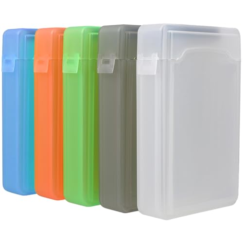 UKCOCO Hard Drive Disk Protective Box - 2.5 Inch Hard Drive Storage Case Shockproof Portable Plastic Protective Box SSD Hard Disk Protector 5 Pack UKCOCO Hard Drive Disk Protective Box - 2.5 Inch Hard Drive Storage Case Shockproof Portable Plastic Protective Box SSD Hard Disk Protector 5 Pack von UKCOCO