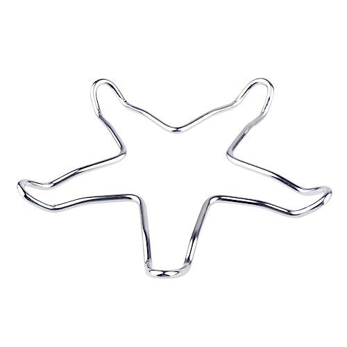 UKCOCO Herdgestell Topfhalter Gasherd Herduntersetzer Topfring Aus Edelstahl Wok-stützring Gasherd Untersetzer Wok-halter Herd Pfannenhalter Gasringreduzierer Kleine Sternform von UKCOCO