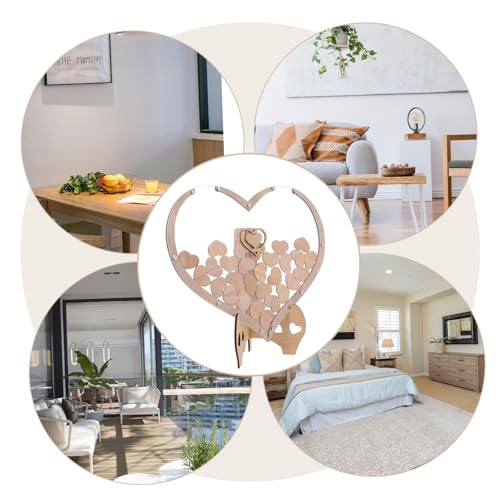 UKCOCO Holzherz Hochzeit Teiliges Dekoratives Tisch Accessoire Vielseitig als und Deko für Hochzeit Geburtstag Langlebig und Warm Wirkend Personalisierbar Rustikaler Charme UKCOCO Holzherz Hochzeit Teiliges Dekoratives Tisch Accessoire Vielseitig als und Deko für Hochzeit Geburtstag Langlebig und Warm Wirkend Personalisierbar Rustikaler Charme von UKCOCO