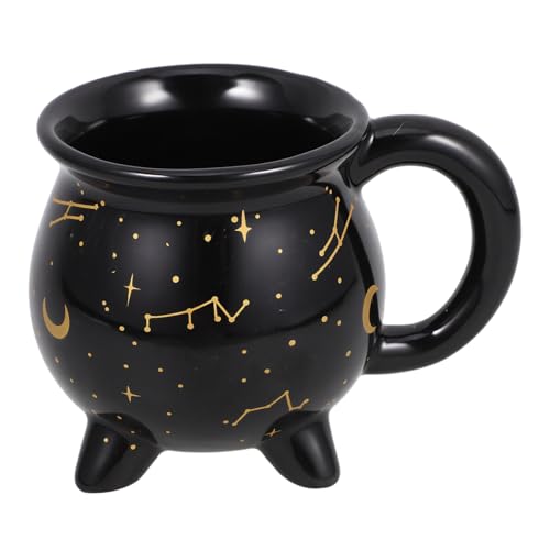 UKCOCO Keramik Kesselbecher Halloween Kaffeetasse ca Glänzend Vielseitig für Heiße und Kalte Getränke Robust Familien und Cafégeeignet Praktischer Bodenschutz Stilvolles für Herbst und UKCOCO Keramik Kesselbecher Halloween Kaffeetasse ca Glänzend Vielseitig für Heiße und Kalte Getränke Robust Familien und Cafégeeignet Praktischer Bodenschutz Stilvolles für Herbst und von UKCOCO