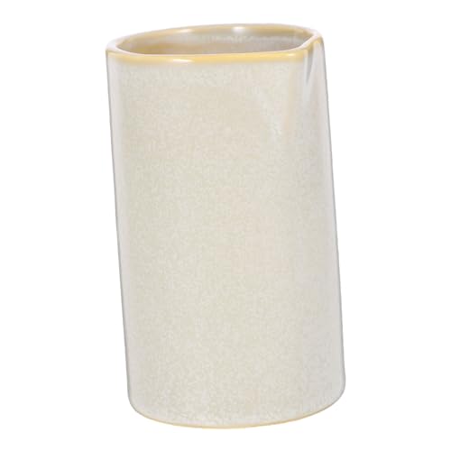 UKCOCO Keramik Milchkännchen Klein Leichtes Milchgefäß mit Ausgießer Ergonomisch für Kaffee Latte Art Geeignet für Zuhause Restaurant von UKCOCO